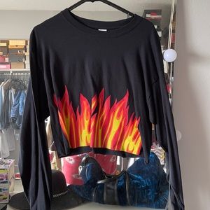 Fire crop top